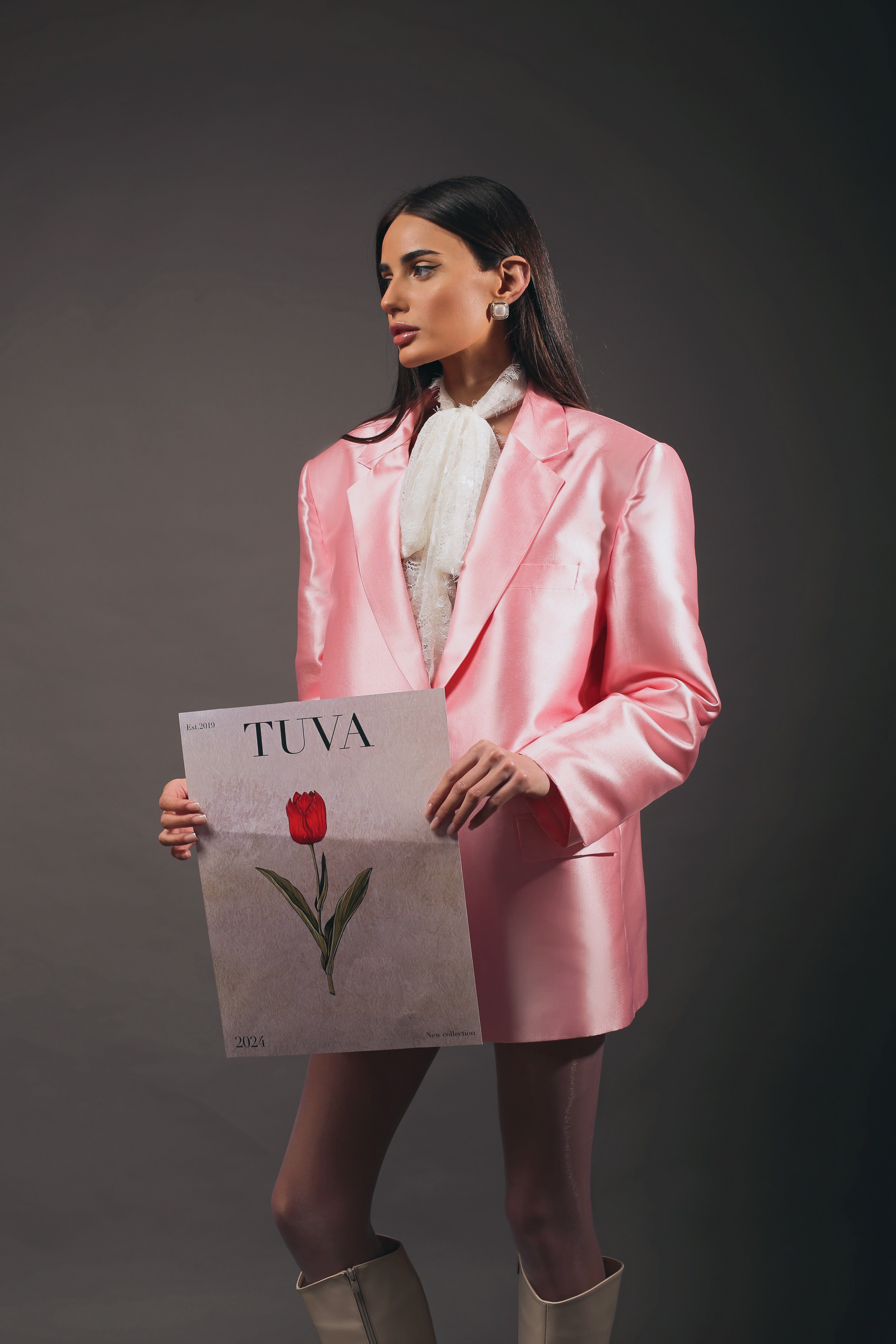 Tailored Jacket - Pink Rose