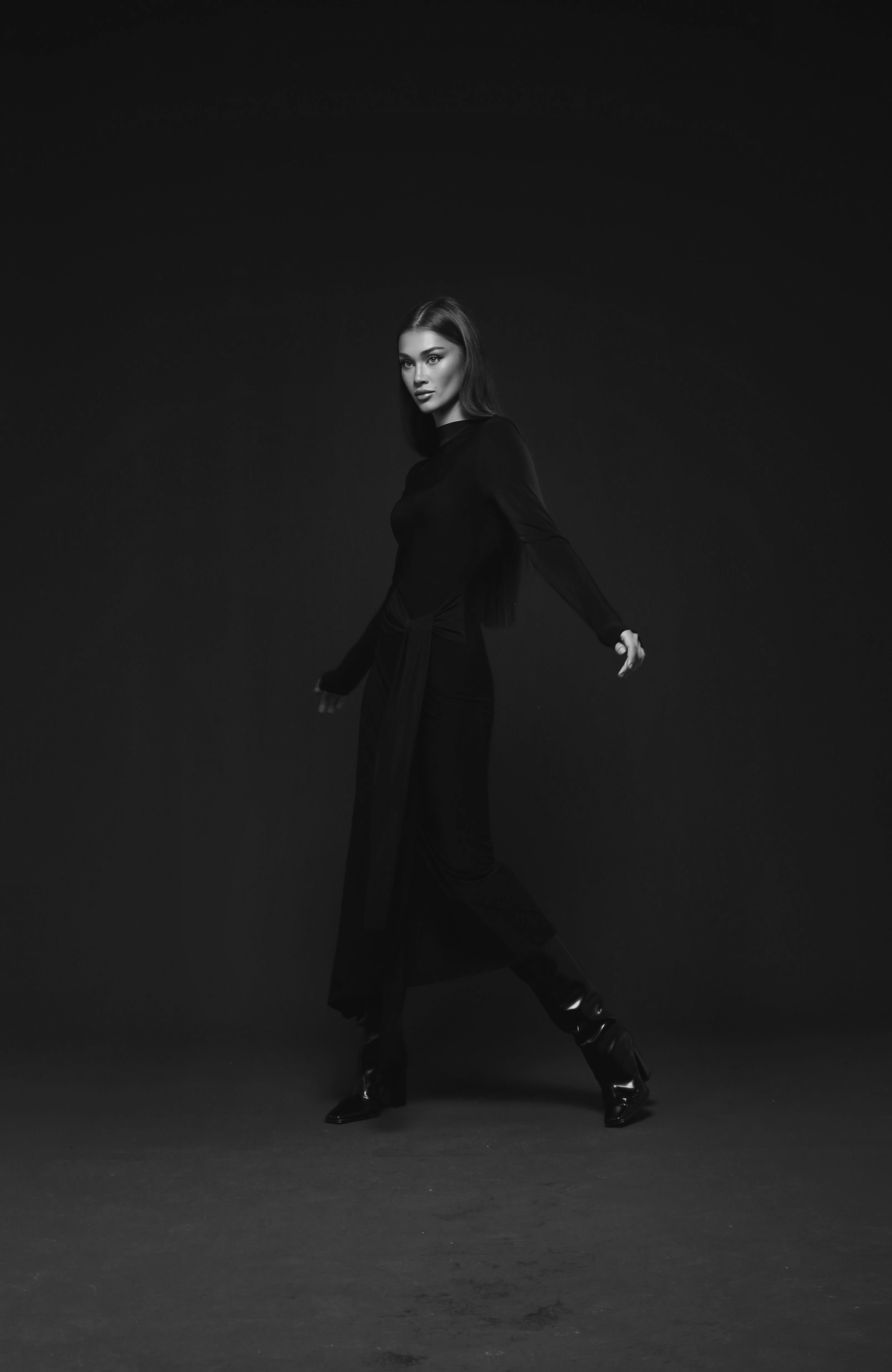 Black Flawless Fit Dress