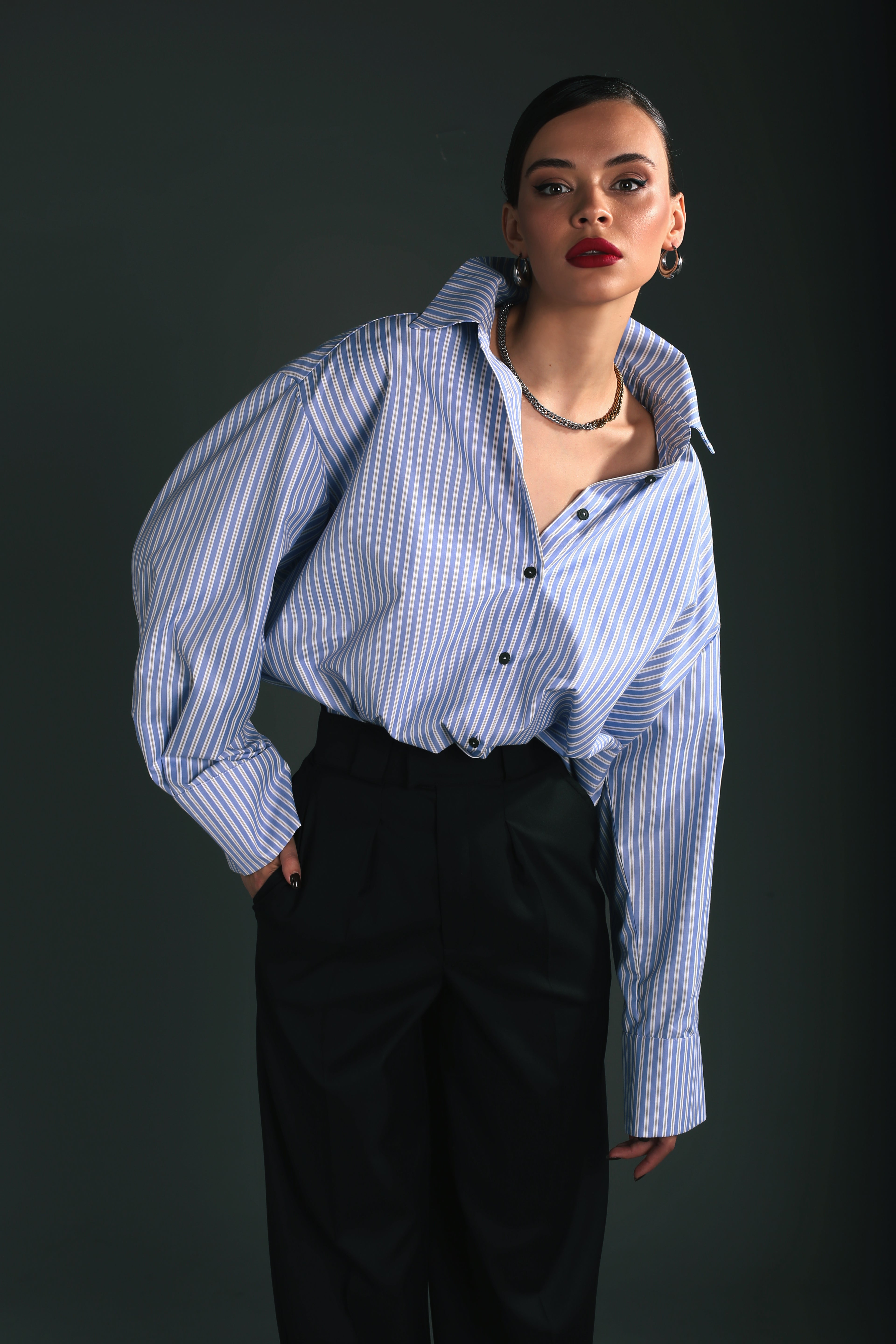 Caspian Breeze Striped Shirt