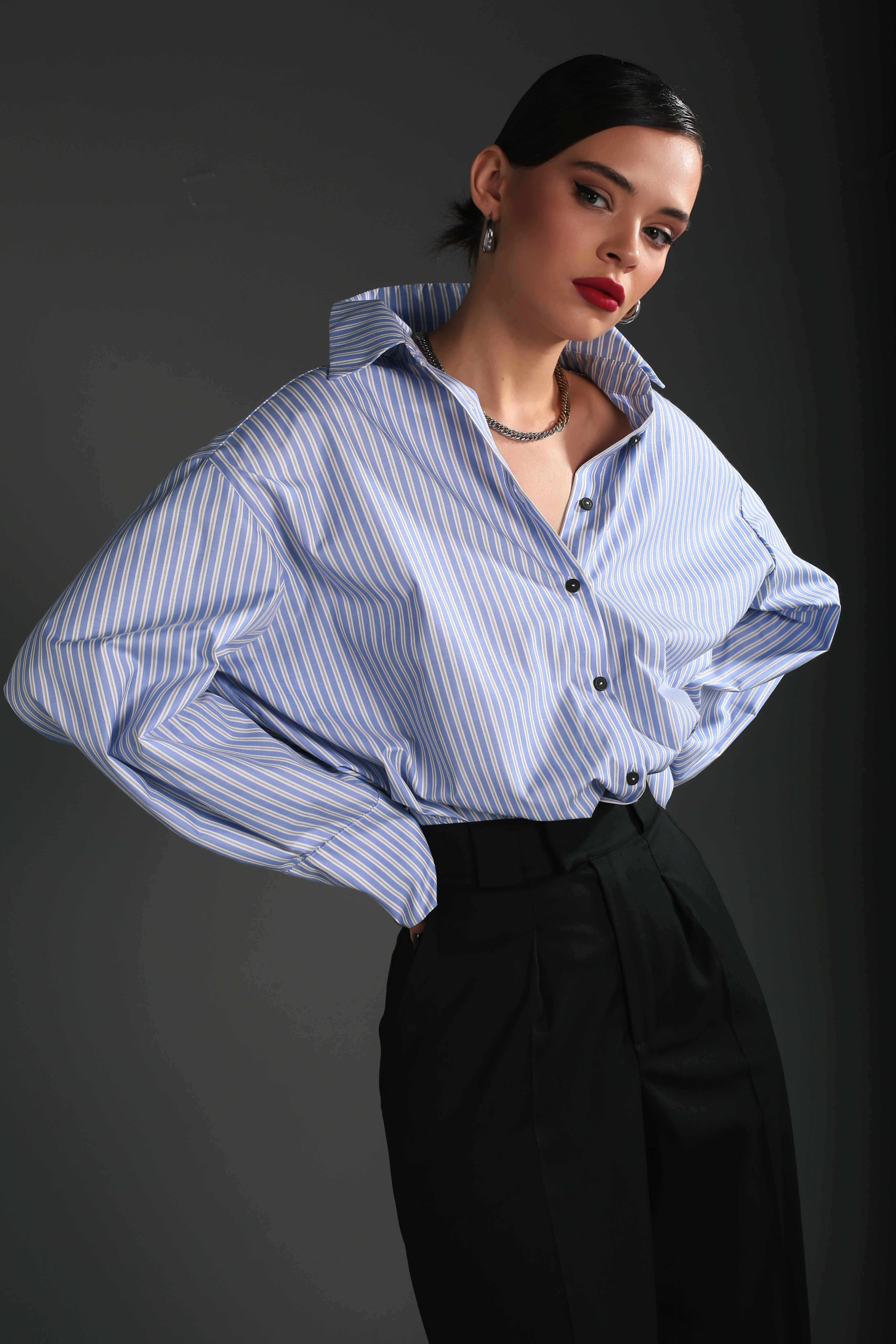 Caspian Breeze Striped Shirt