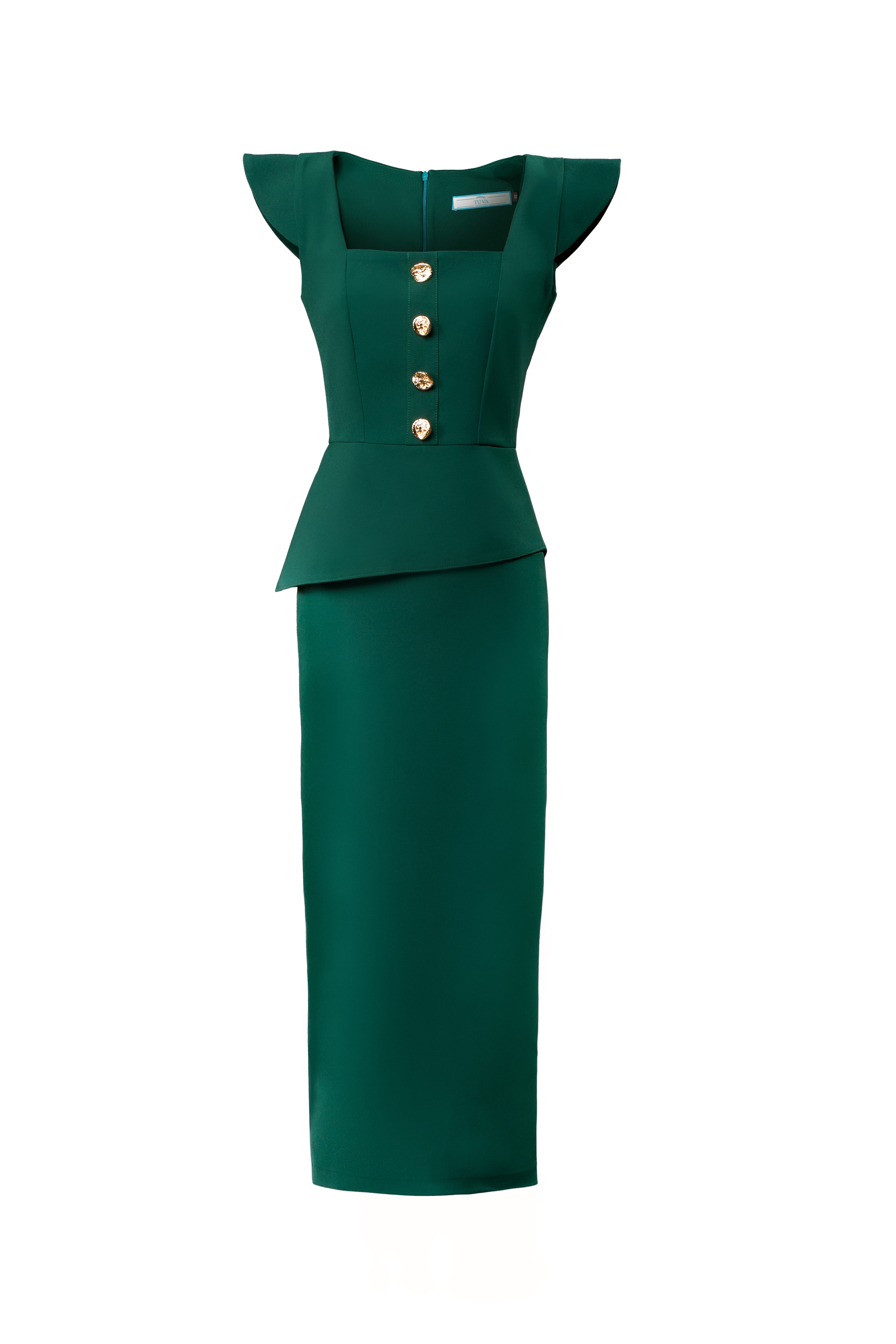Umbrella Dress-Green