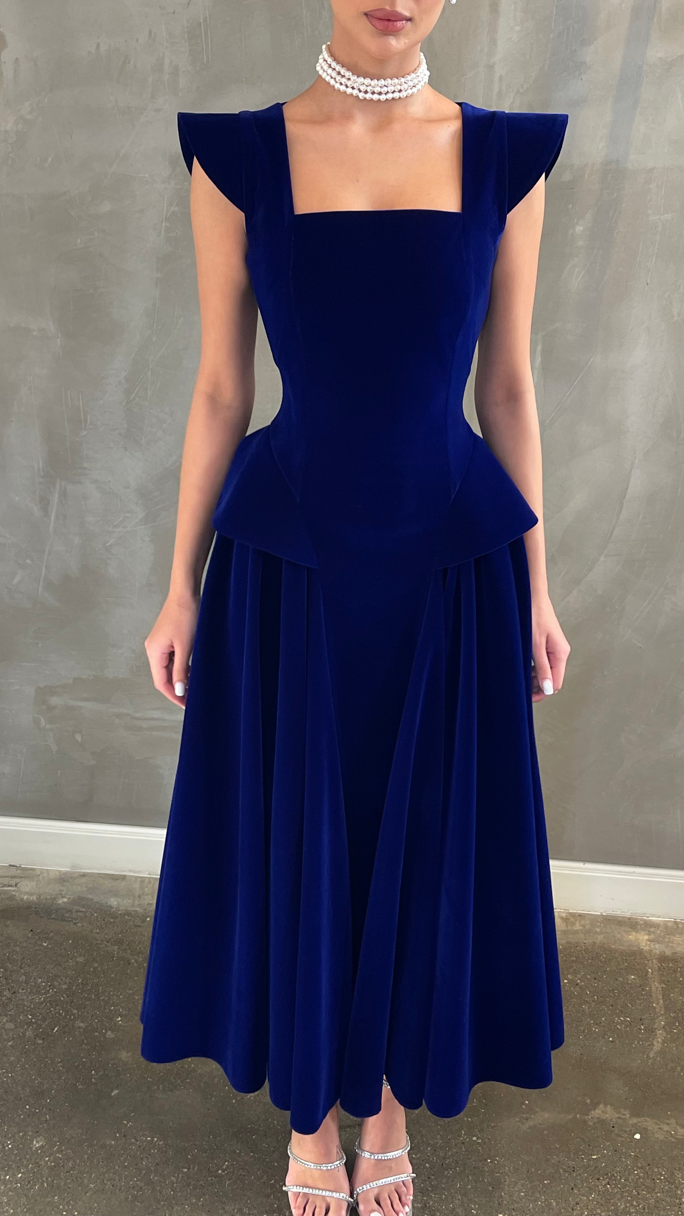 Burgundy Carol Dress